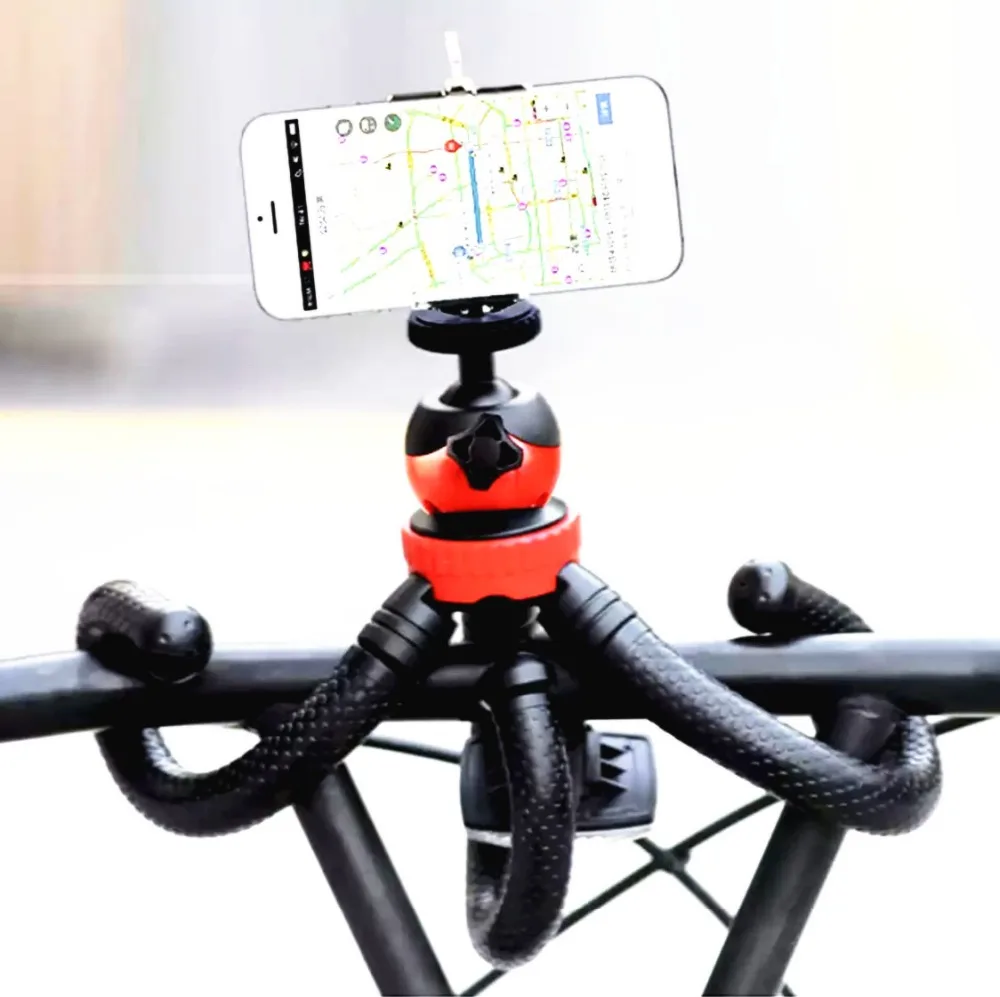 Mini Octopus Tripod Flexible Phone with Detachable Ballhead Clip for phone DSLR Camera SmoothQ | Электроника