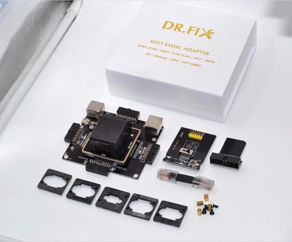 Allsocket EMMC 6in1 новый инструмент EMMC153/169/221/162/186/529 для Z3X легкий JTAG коробка Riff Box 2 UFI|tool