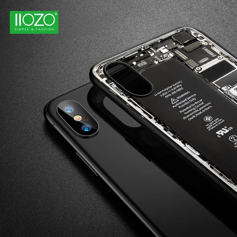 Ультратонкий 3D чехол в старинном стиле для iPhone X крутой узор сломанная лента