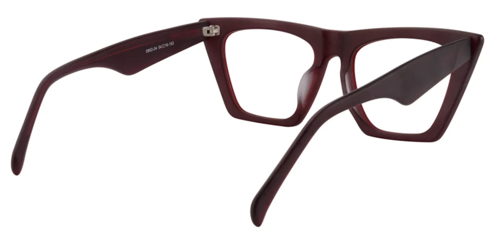 Zeelool Stylish Acetate Cat Eye Glasses Frame for Women with Non-prescription Clear Lens Cecile FP0662