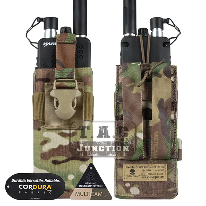 Emerson тактический Чехол для радио MBITR PRC148 152 с Molle ремнем EM8336 EMERSONGEAR MOLLE Чехол для радио JPC, AVS. CPC жилет - Цвет: MC