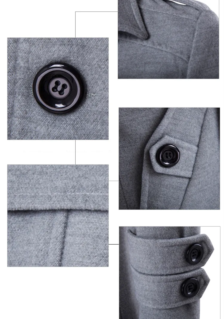 

Men British Style Double Breasted Trench top Coat Mens Long trench Coat Masculino male Clothing Classic Drop shipping Overcoat
