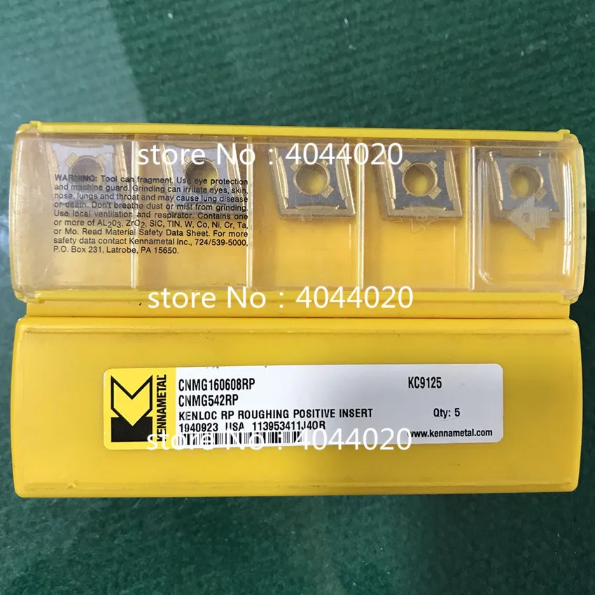 

CNMG160608RP KC9125 CNMG542RP KC9125 5pcs/box New original cutting tool carbide insert for CNC