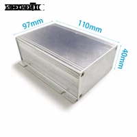 aluminum enclosure 97x40x100mm electronics pcb project extrusion box wall mounting splitted boxes diy new