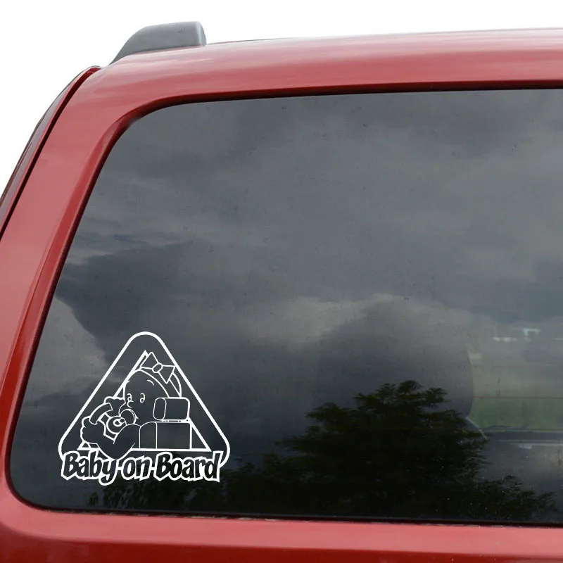 Автомобильная виниловая наклейка с надписью BABY ON BOARD 15 х13 6 см|baby on board|on boardsticker vinyl |