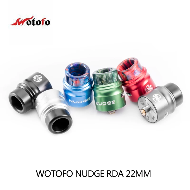 Оригинальный WOTOFO NUDGE RDA 22 мм резервуар с одной катушкой двухслойный