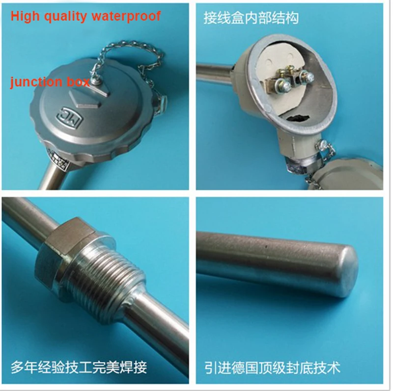 Взрывозащищенный датчик температуры типа K 0 300 с мм|thermocouple temperature|thermocouple temperature