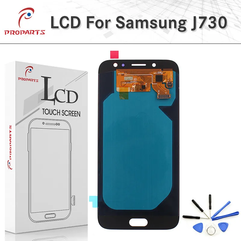 Super AMOLED ЖК дисплей Экран для samsung Galaxy J730 J7 Pro 2017 SM J730F цифровой преобразователь