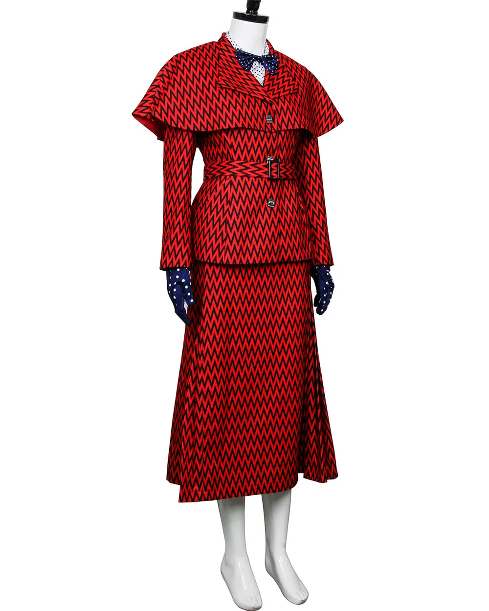 Новинка,, костюм Mary Poppins 2 Mary Poppins для косплея, женский плащ для няни, пальто, верхняя одежда женская полный комплект