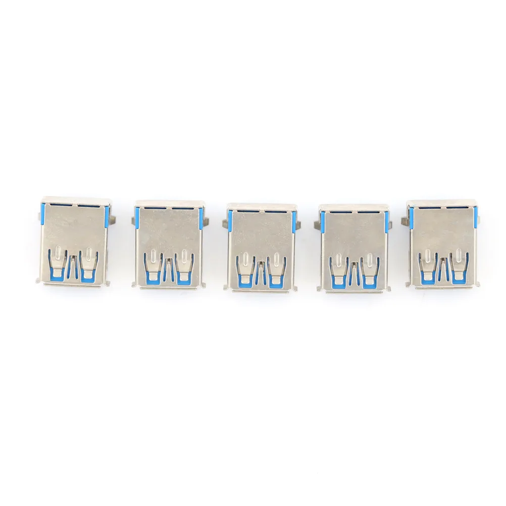 5 Pcs USB 3.0 Type DIP A Female Right Angle 9 Pin Socket Connector 90 degrees | Обустройство дома