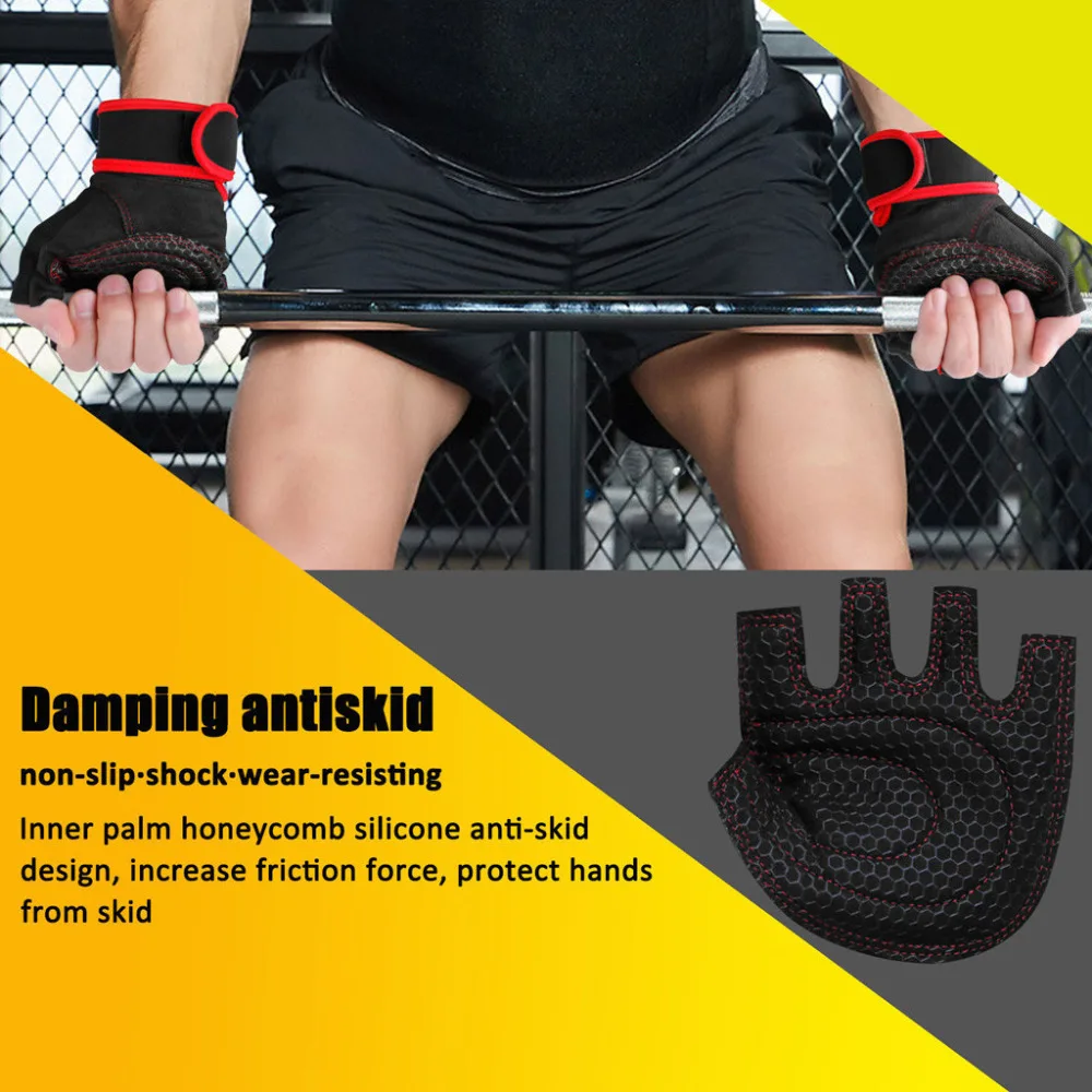 4 вида цветов мужские и женские перчатки для тренажерного зала с поддержкой