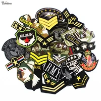 30pcs lot army military patches clothes embroidered tactical badges iron on stickers for jeans jacket