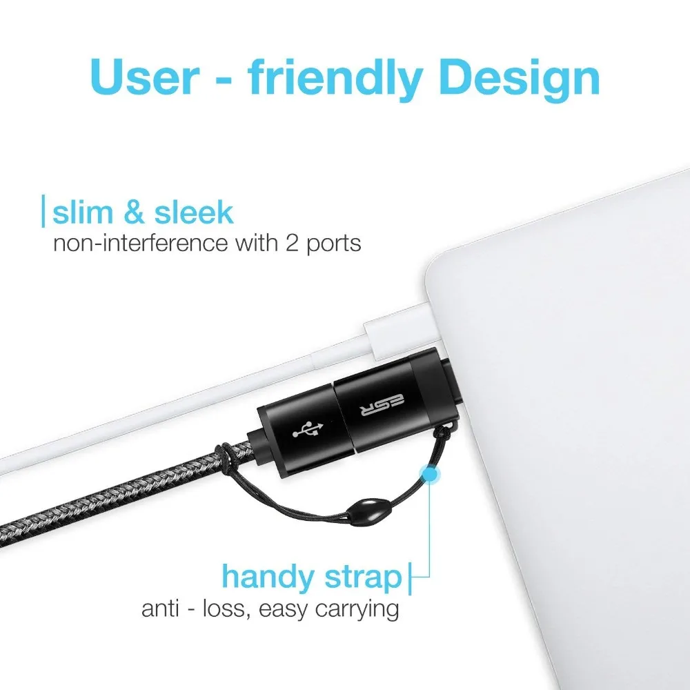 Type C к USB 3 0 OTG кабель адаптер конвертер для MacBook Pro Samsung Xiaomi mi 8 Huawei