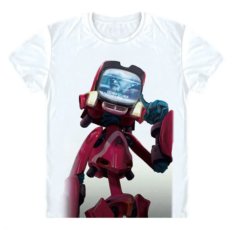 Аниме Fooly овевает футболка FLCL Наота Mamimi мультфильм короткий рукав футболка уникальный дизайн прекрасный влюбленных Одежда - Цвет: 8