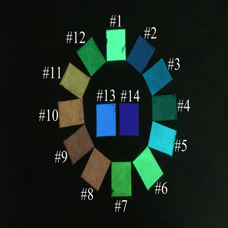 Синий цвет порошок для украшения своими руками 100 материал ногтей светящаяся