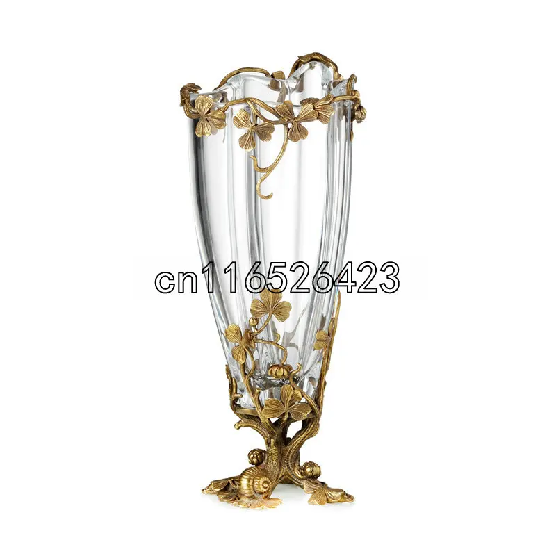 Высококачественная прозрачная стеклянная инкрустированная медная креативная