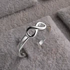 Кольцо из серебра 925 пробы с 8 цифровыми кольцами
