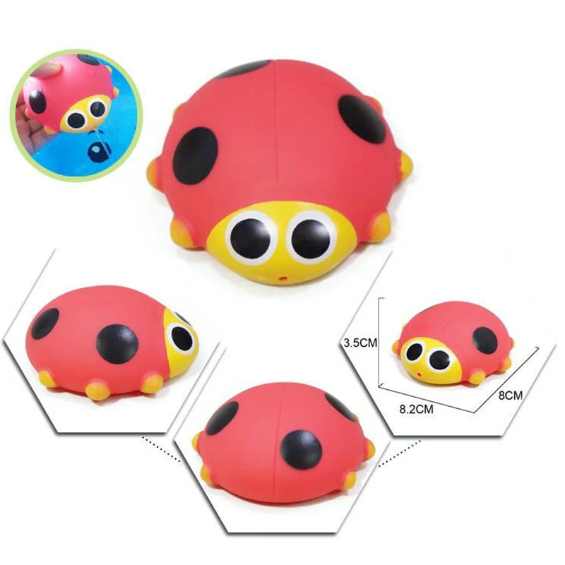 5 шт. Игрушки для ванны в ванной детская игрушка детей спрей воды Животные Мягкие