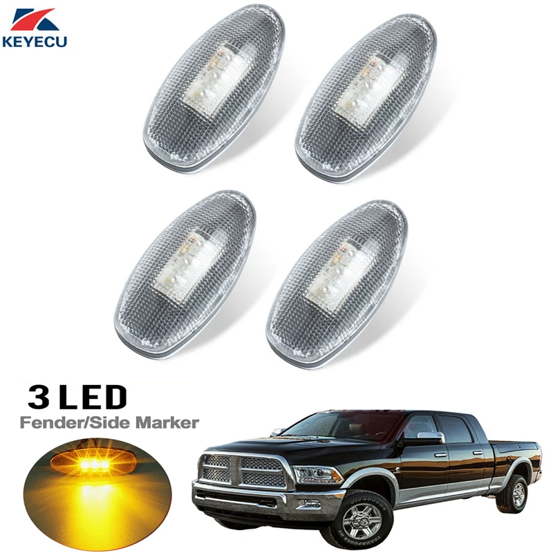 

4 шт., светодиодные габаритные огни KEYECU для CHEVY GMC 1999-2012