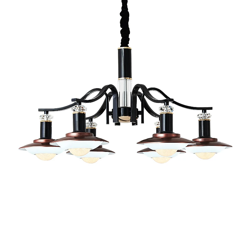 Современные светодиодные люстры для гостиной потолочные столовой три цвета