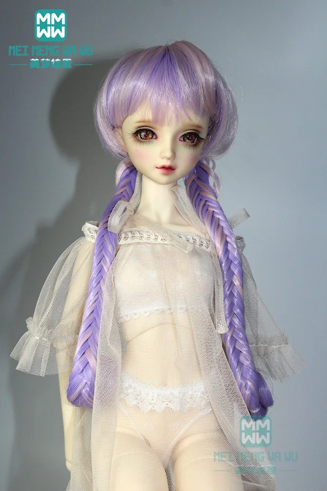 Аксессуары для шарнирной куклы фиолетовые парики нижнее белье 1/6 1/4 1/3 BJD SD DD MSD YOSD