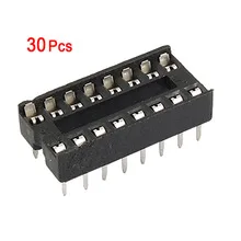 

30 шт 16 Pin 2,54 мм DIP IC Разъем Типа припоя адаптеры