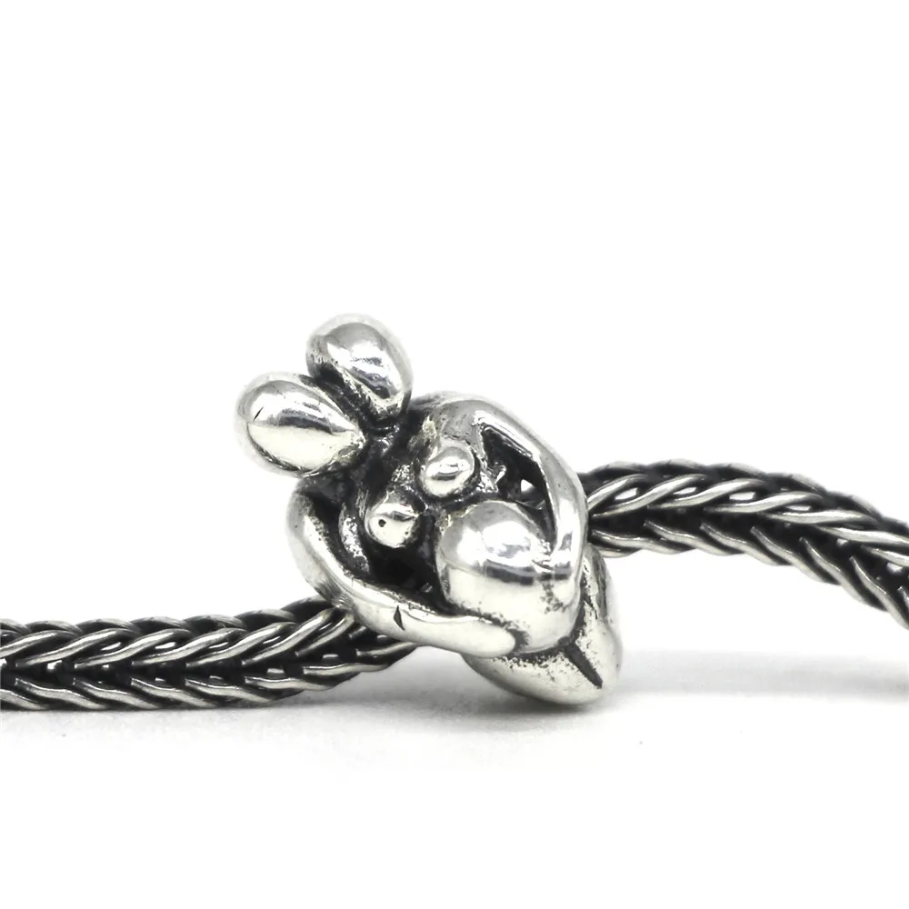 Омела 925 пробы серебряные очаровательные бусины подходят для европейского