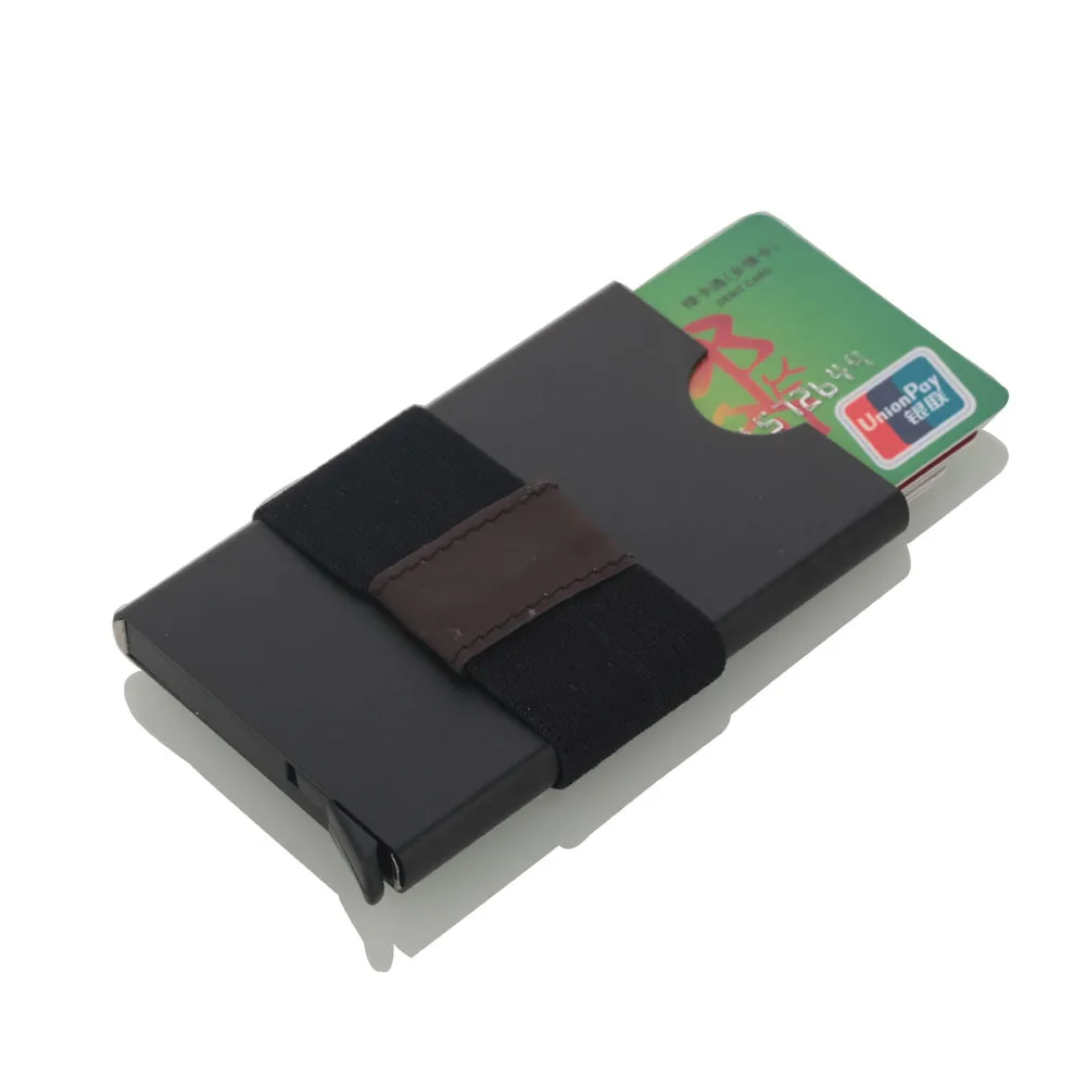 Новый алюминиевый сплав Анти Rfid блокирующий банк держатель для карт ID Чехол Карт