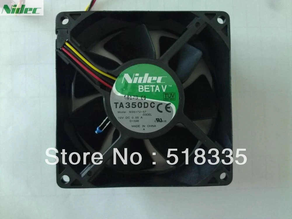 Для Nidec 9232 9*9*3 2 см 90*90*32 мм 9 90 TA350DC M35172 57 12 В 0.55A 3 линии|nidec ta350dc|90 mm |