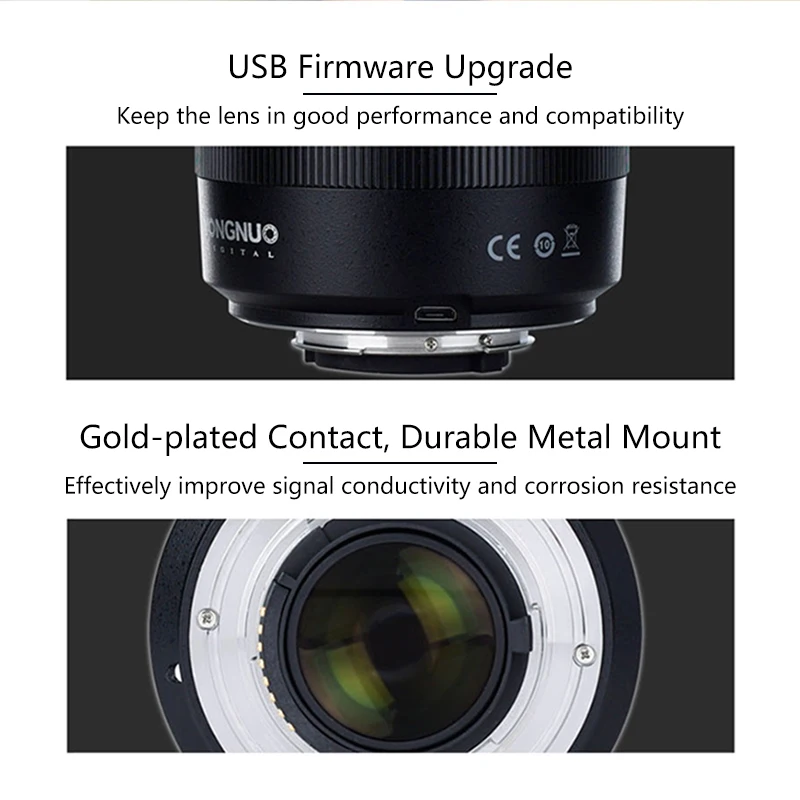 Объектив камеры Yongnuo YN50MM F1.4 N стандартный основной объектив AF MF линзы для Nikon D5 D4 D3