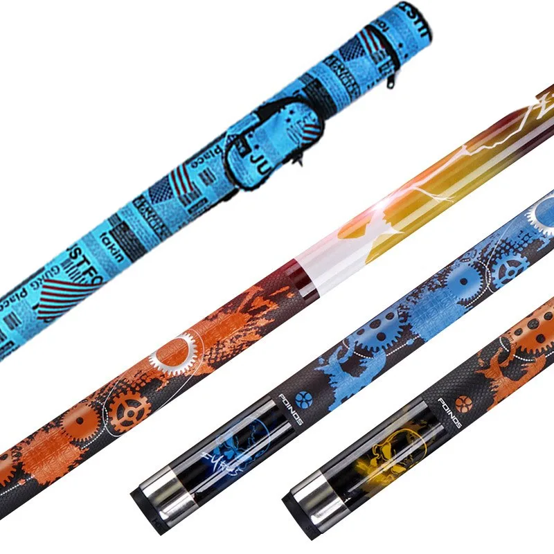 POINOS ZU Break Cue Punch Jump Cues с пулом Case Set желтый красный синий цвета Китай 2018|Кии для