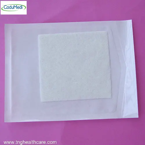 100pc 10cm*10cm Alginate dressing wound packing absorbent surgica medical calcium bedsore burn sodium dental alginate dresssings | Спорт и