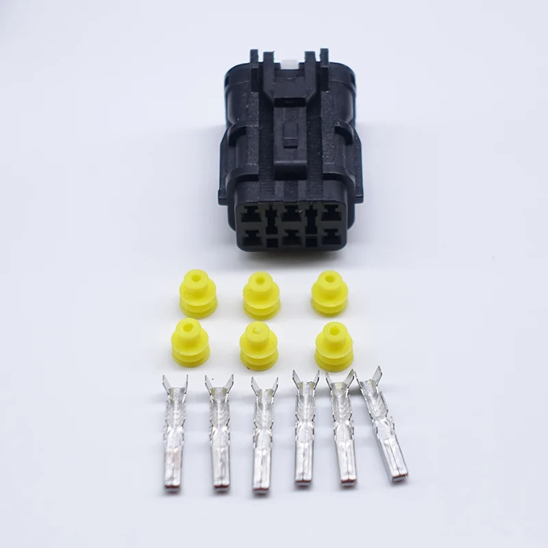 5 комплектов женский мужской 6 Pin 7123-7464-40 7222-7464-40 автомобильный разъем авто свет