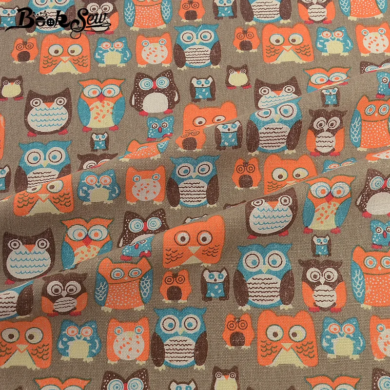 Тканевая ткань Booksew в стиле пэчворк лоскутный материал коричневый Африканский