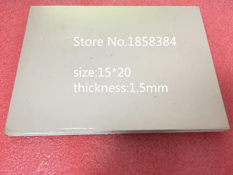 100 шт./лот Односторонняя печатная плата 15*20 FR4 FR-4 из стекловолокна с пустой медной