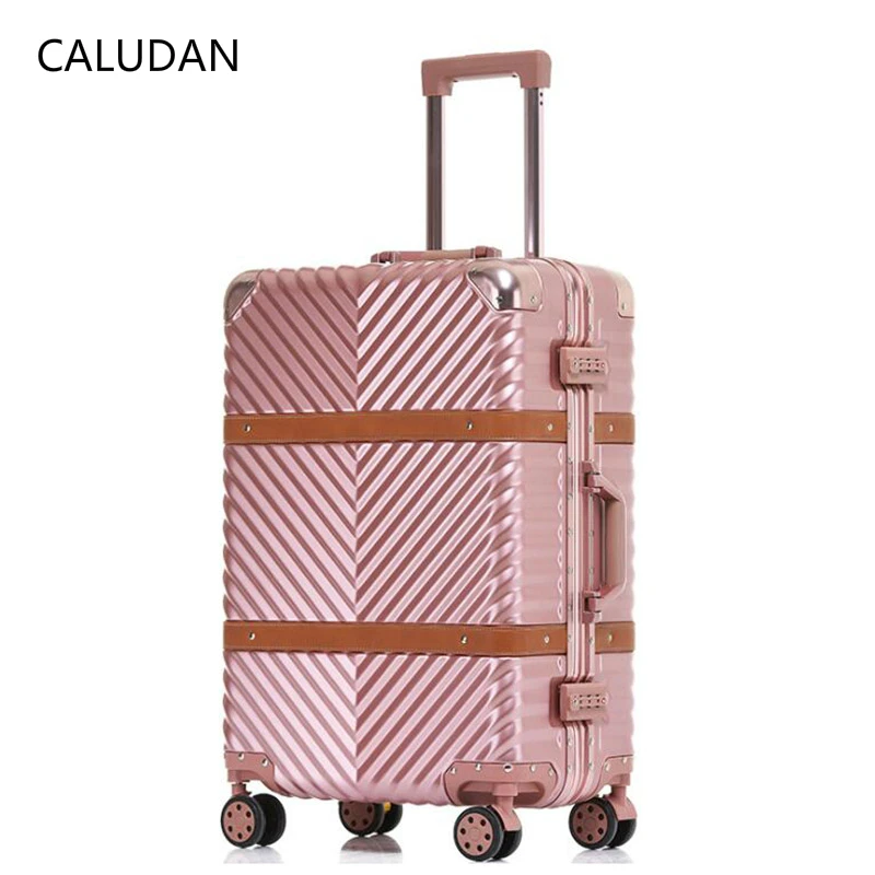 CALUDAN 20 &quot24&quot 29 &quotдюймов PC ABS USB интерфейс перезаряжаемый Дорожный чемодан kinder tas