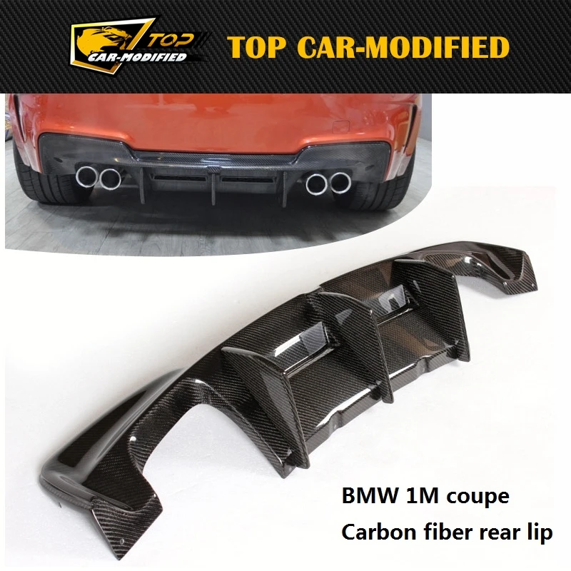 Бесплатная доставка 100% углеродное волокно модный диффузор для заднего бампера