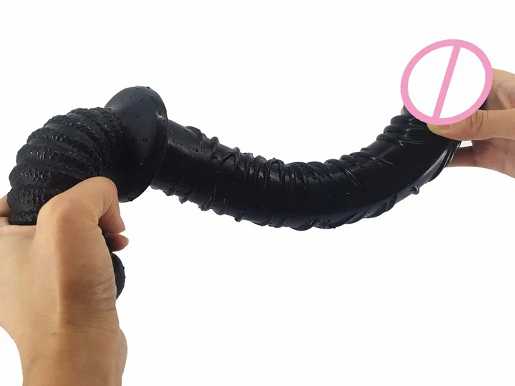 42 см супер длинный фаллоимитатор с ручкой гигантская телесная Реалистичная секс