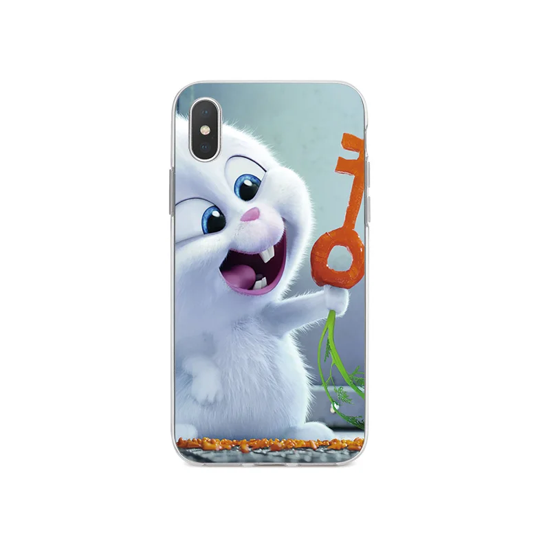 Чехол для Телефона iPhone 6 6S 7 8 Plus 5 5S SE силиконовый чехол с рисунком кролика Пикачу X