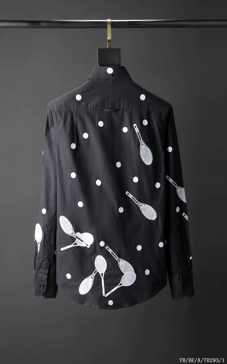 Рубашка мужская с вышивкой Повседневная сорочка из 100% хлопка модная длинными