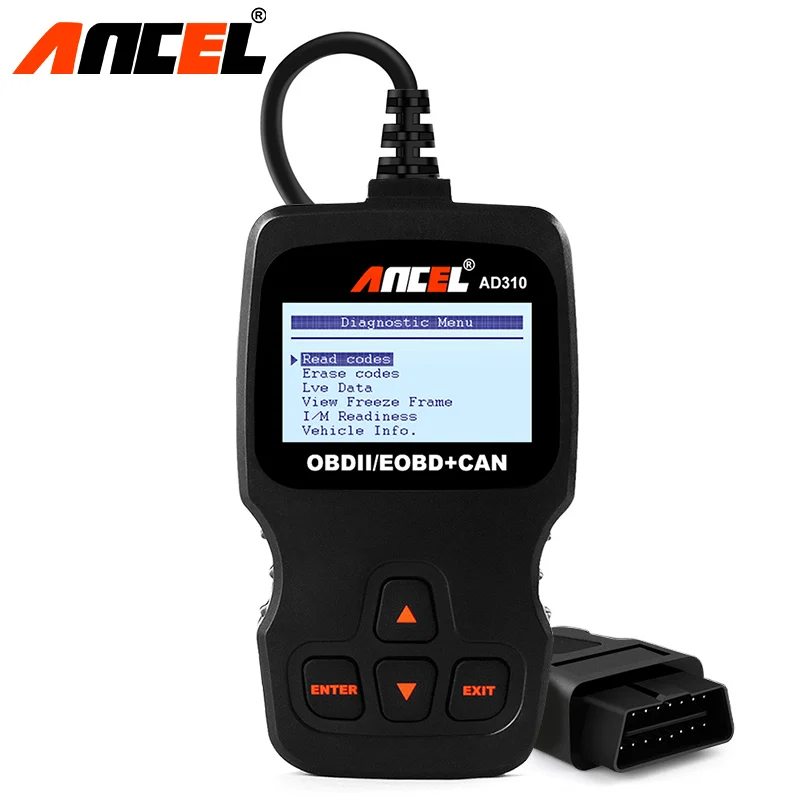 Ансель AD310 OBDII Универсальный Авто Scannner код читателя диагностический сканер