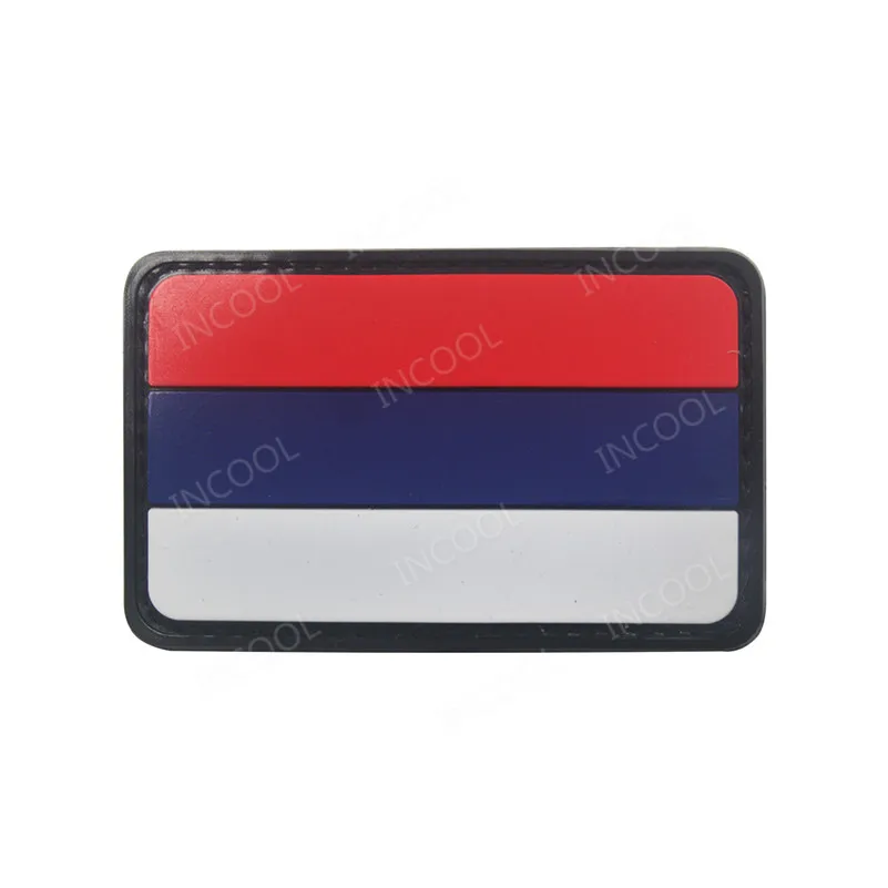 Russia Flag Black Великобритания Франция Германия Италия США Россия Чешский Канада США Испания ПВХ флаг военный боевой патч тактические резиновые флаги значки - Цвет: Russia Flag Black
