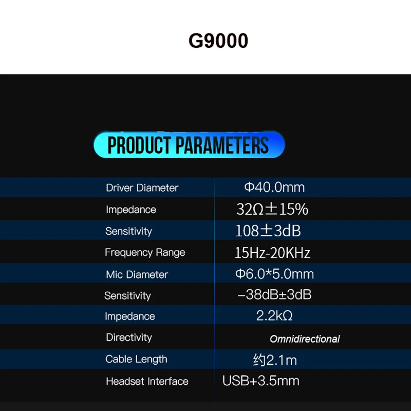 KOTION EACH G2000 G9000 игровые гарнитуры Игровые наушники гарнитура стерео наушники с микрофоном для ПК геймера в розничной упаковке