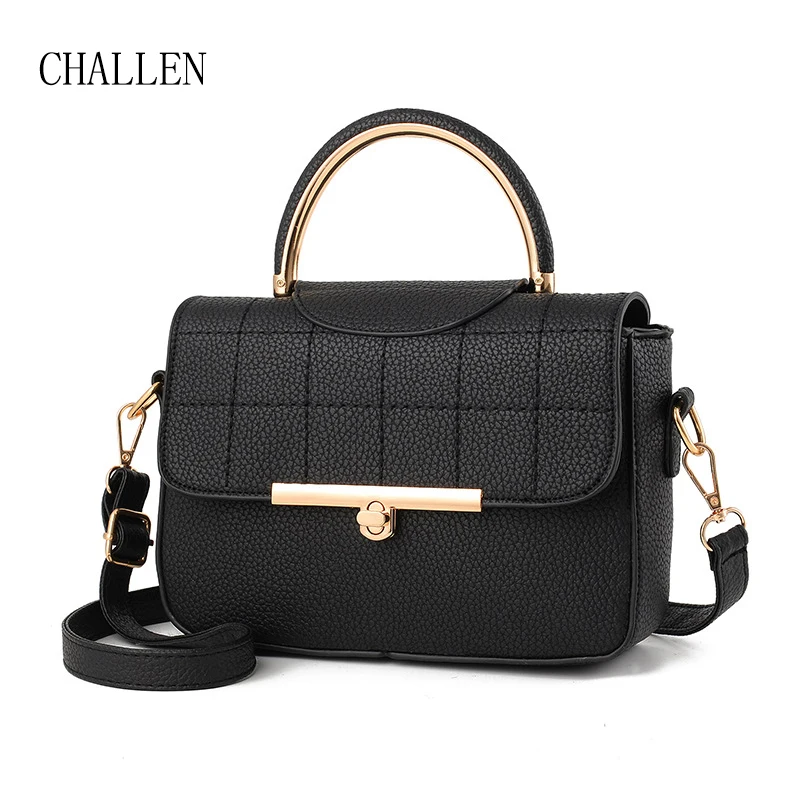 Из искусственной кожи однотонные женские сумки косметичка женщины погоны