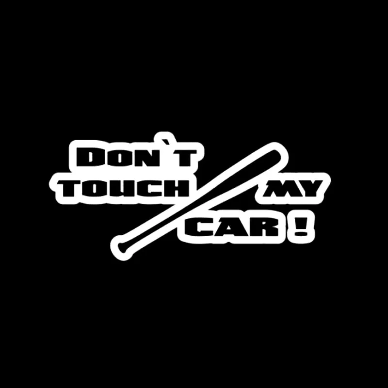 QYPF 17 7 см * 8 Don &quott Touch My Car Fun креативные автомобильные Стикеры наклейка на окно