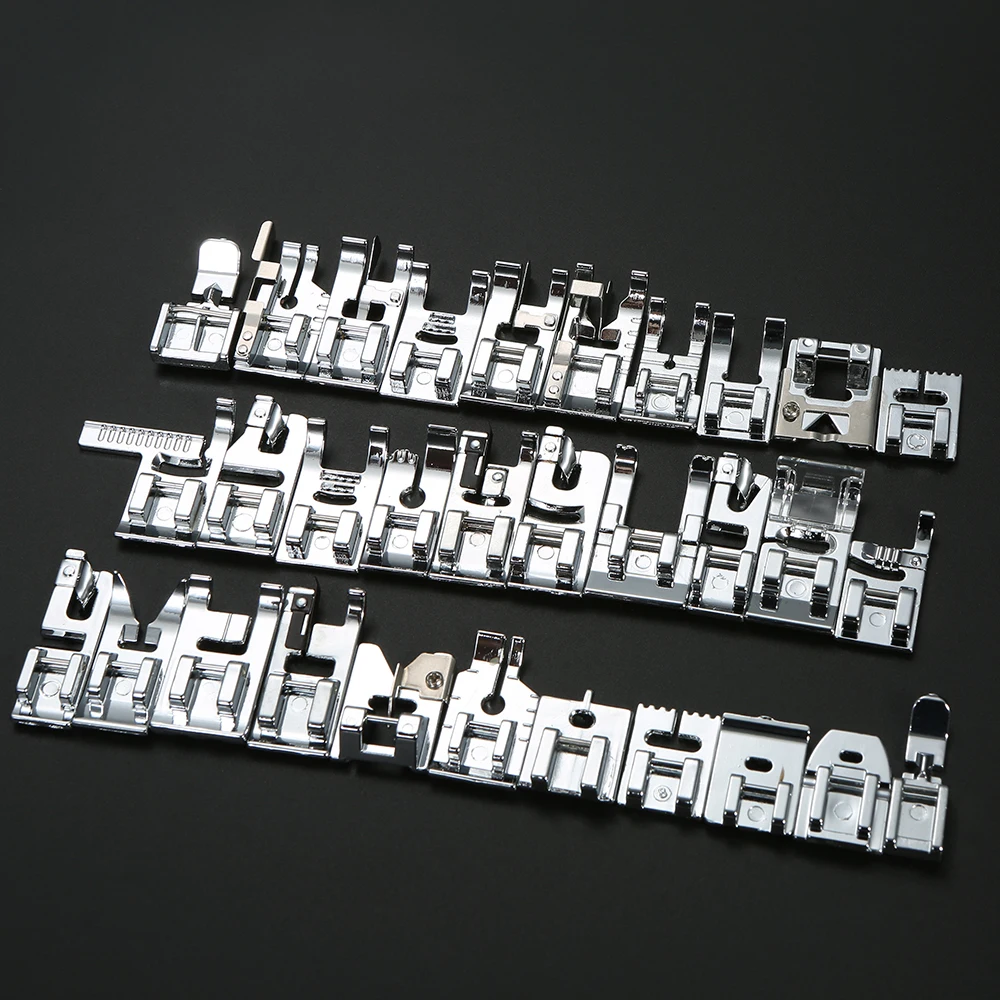 48 шт. профессиональная бытовая швейная машина прижимная лапка набор подножек