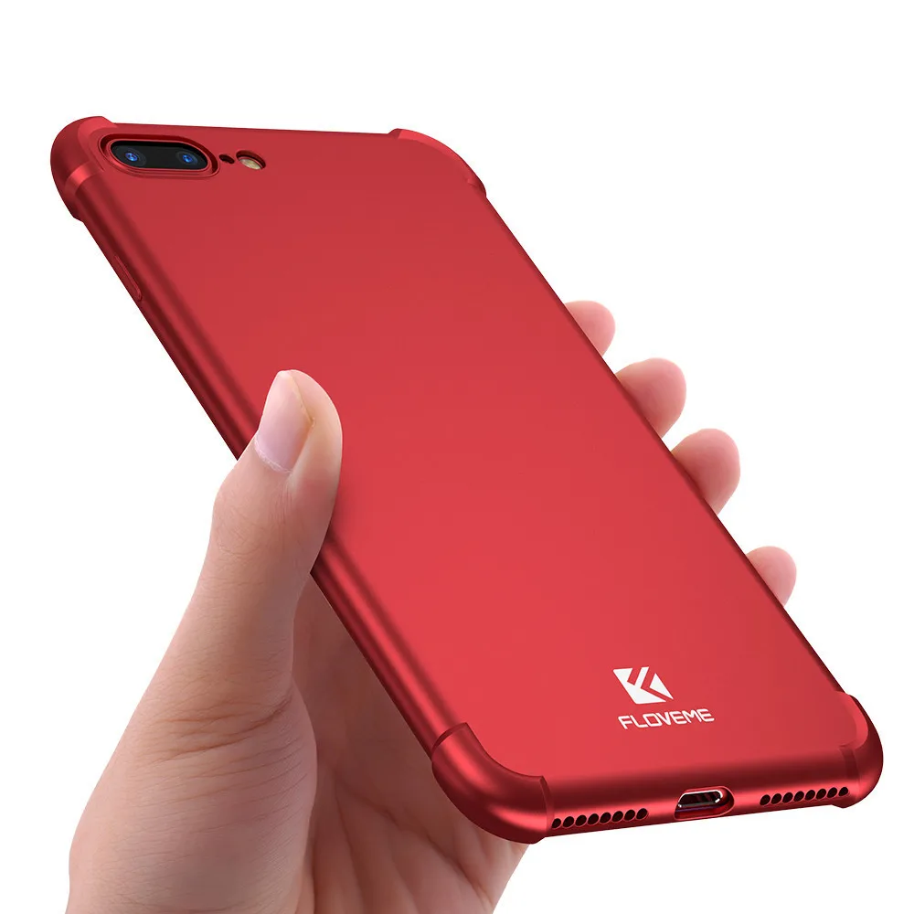 Floveme 360 градусов чехол для iPhone 7 iphone 6S 6 Чехол PC Силиконовые полный охват Защитная