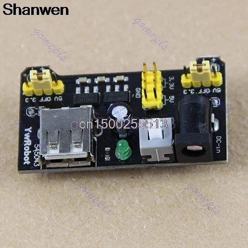 New Breadboard Power Supply Module Shield 3.3V 5V MB102 Solderless Bread Board |