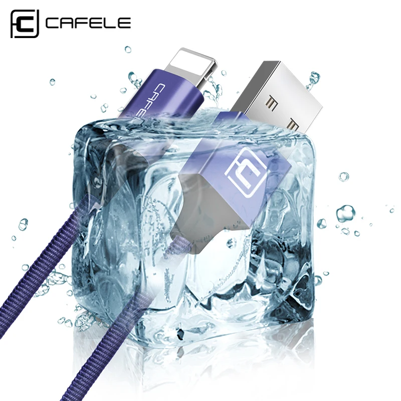 Cafele нейлоновый Плетеный USB кабель 8 Pin usb зарядный Шнур для iPhone 7 Plus/7/6s Plus/6s/6plus/6/5S/5c/5