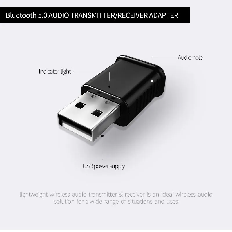 Новинка хит 2 в 1 bluetooth излучатель приемник BLE 5 0 режима автомобильный аудио